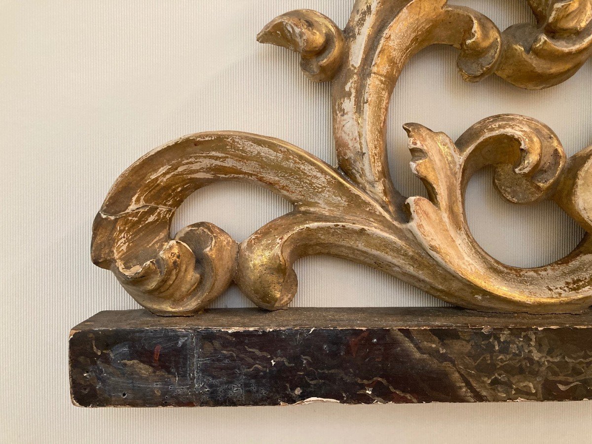 Carved Wood Wall Lamp-photo-2