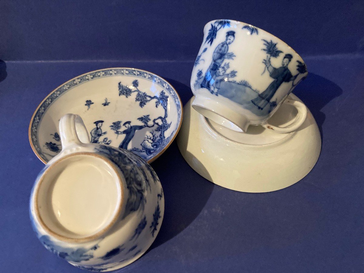 Pair Of Fine English Earthenware Cups-photo-4