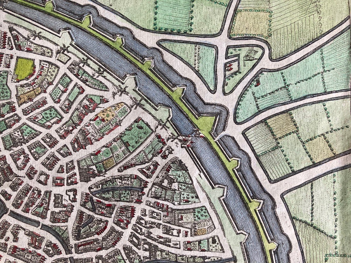 Map Of Bruges 17th Century-photo-1