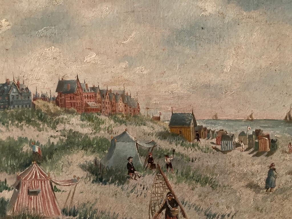 William Barbotin - Scène De Plage fin XIXe-photo-2