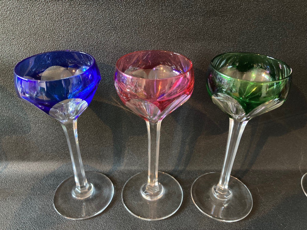 12 Saint-louis Crystal Glasses-photo-4