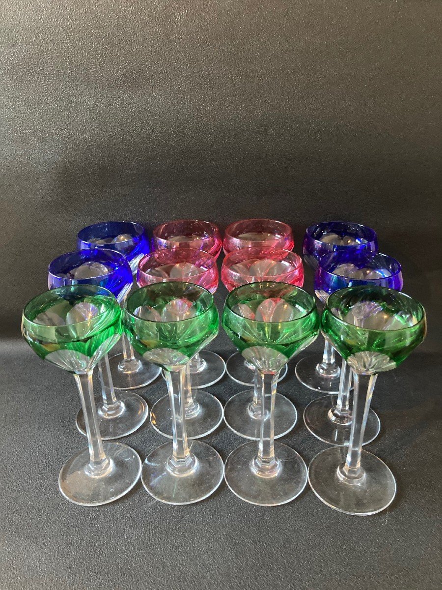 12 Saint-louis Crystal Glasses-photo-1