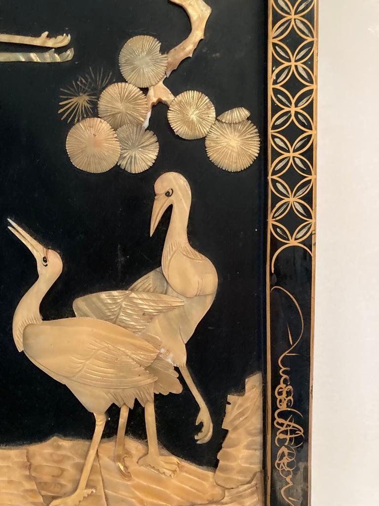 China - Lacquered Wood Panel-photo-2