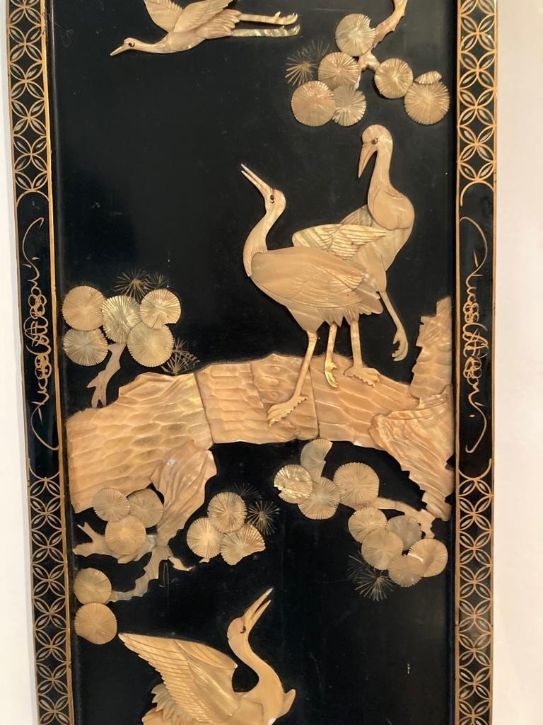 China - Lacquered Wood Panel-photo-3