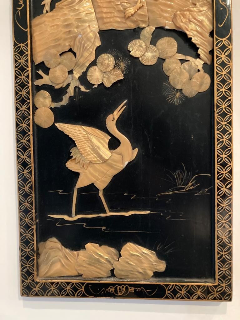 China - Lacquered Wood Panel-photo-1