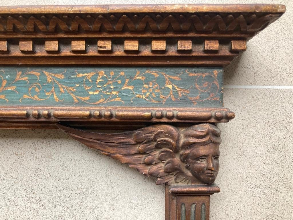 Italian Carved Wood Florentine Tabernacle Frame-photo-3