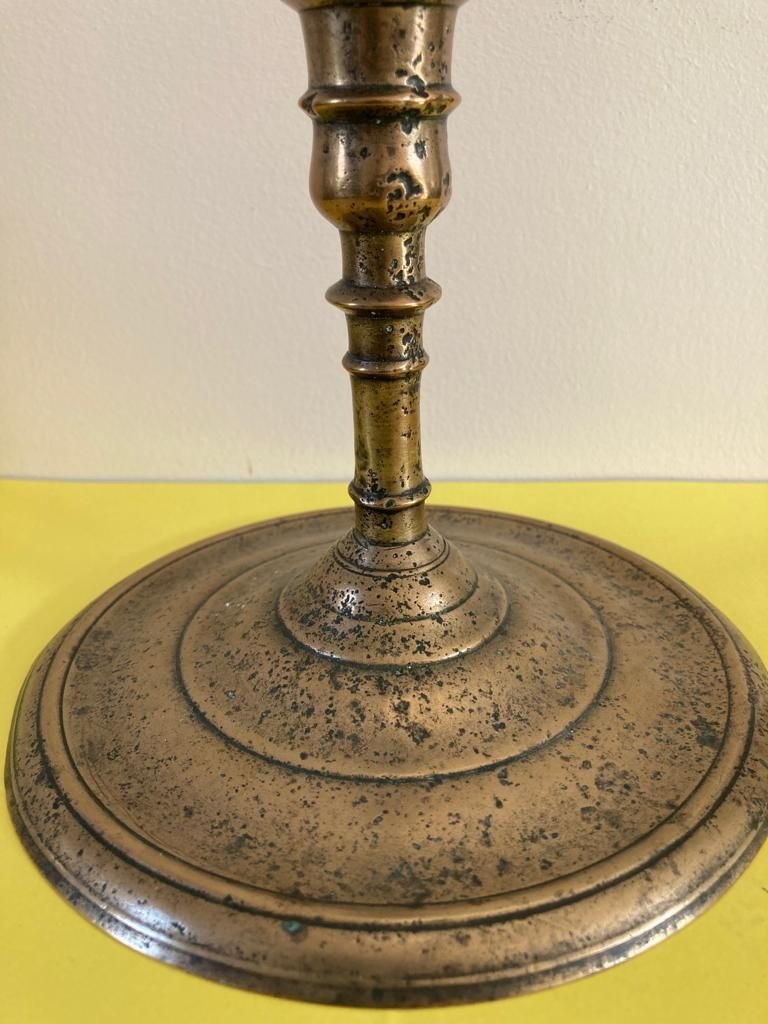 Candlestick Candlestick High Renaissance Period In Brass-photo-2