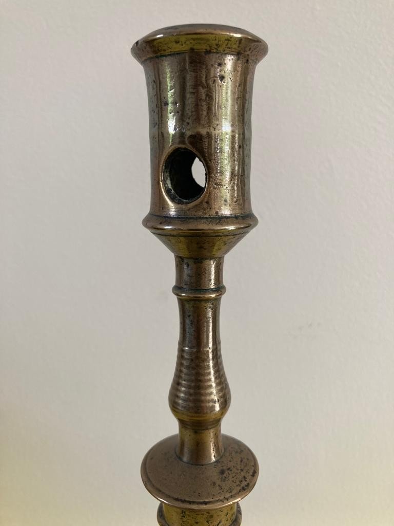 Candlestick Candlestick High Renaissance Period In Brass-photo-3