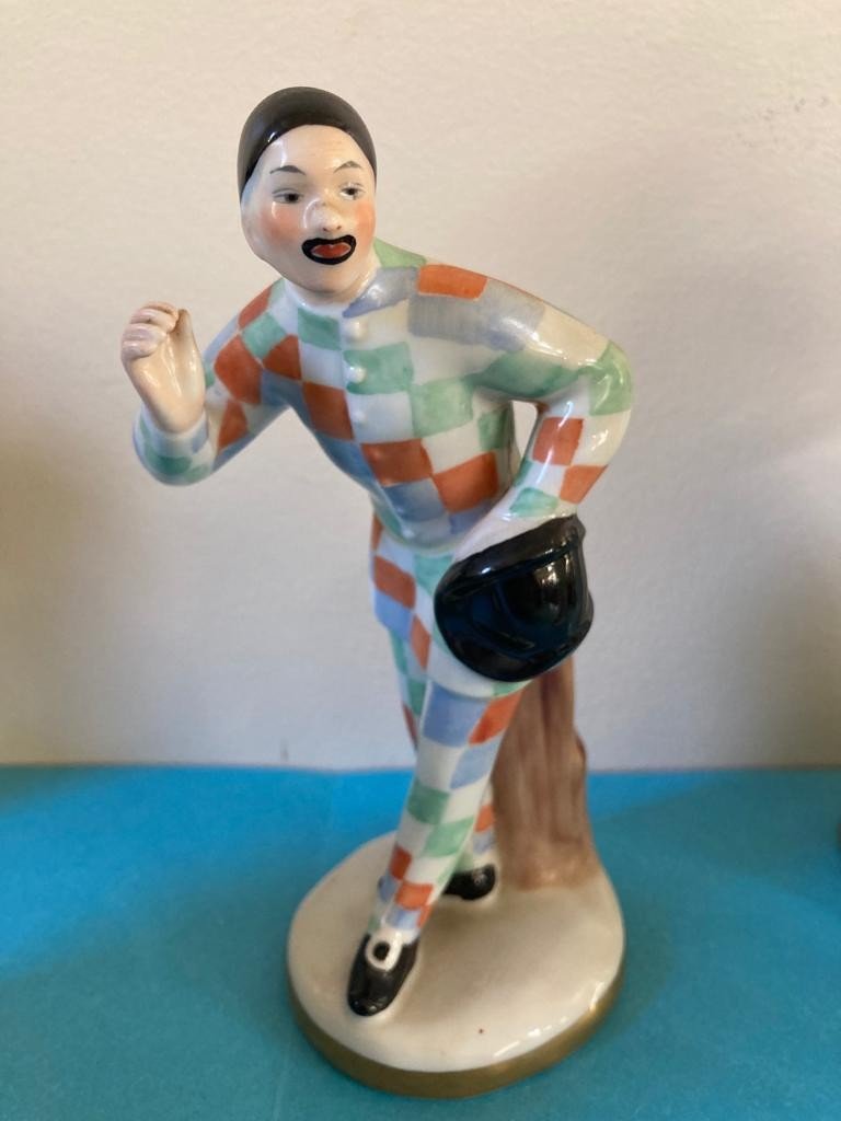Capodimonte Porcelain Figurines Characters From The Commedia Dell'arte-photo-2