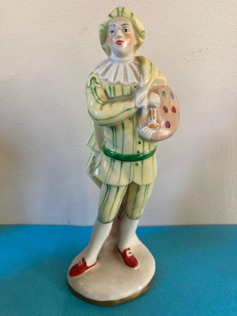 Capodimonte Porcelain Figurines Characters From The Commedia Dell'arte-photo-4