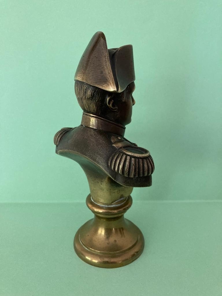 Bust Emperor Napoleon I Bronze Statue-photo-3