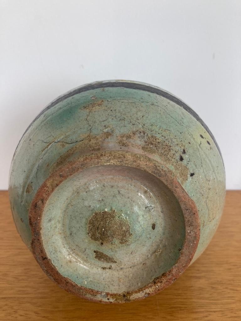 Pot With Two Handles Ceramic Pottery Fez Morocco-photo-3