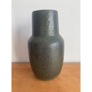 Vallauris Vase By Robert Meynard Ceramic From The 1960s