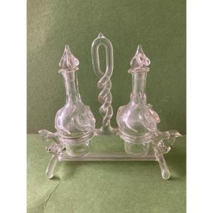 Liège 18th Century Cruet Vinaigrier Service