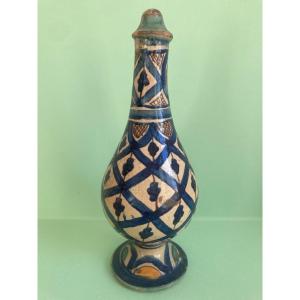 Moroccan Terracotta Fez Gourd Vase