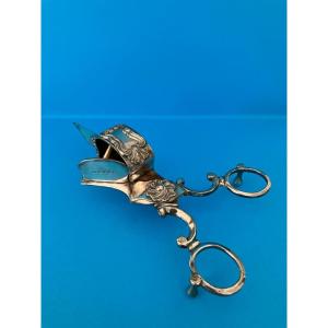 Pair Of Mouchettes In Silver Metal England 19th Century