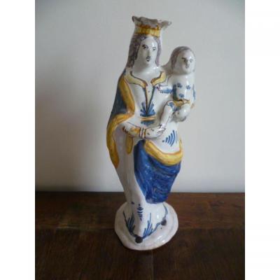 Great Virgin Of Given Birth Epoque XVIII Siecle