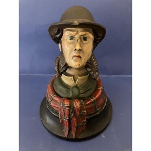 Pot à tabac Phileas Fogg terre cuite 