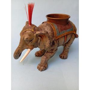  Large Lead Elephant From Nuremberg