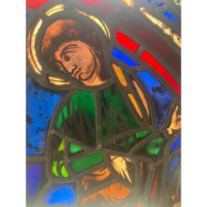 Christ Or Saint Stained Glass