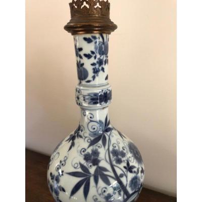 Vase Monté En Porcelaine De Chine