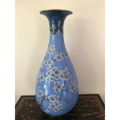 Vase pâte-sur-pâte Wood and Son