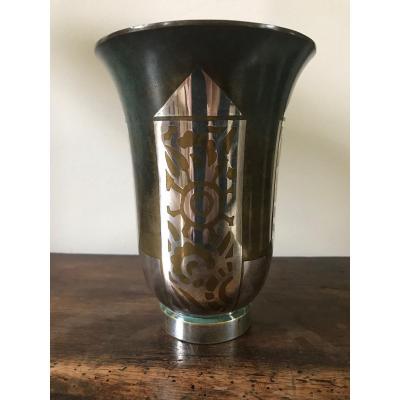 Christofle - Silver Metal Brass Vase