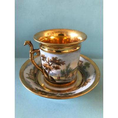 Empire Porcelain Mug From Paris