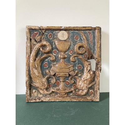 17th Century Spain Tabernacle Door