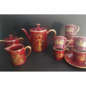 Chinese Decor Coffee Tea Service