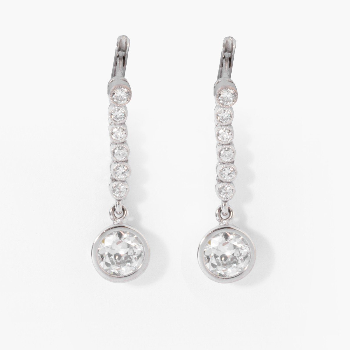 Dormeuse En Platine Diamant