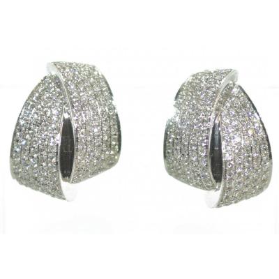 Boucles d'oreilles en diamants