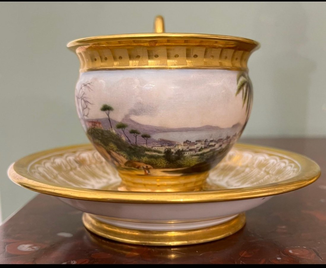 Neapolitan Cup And Saucer