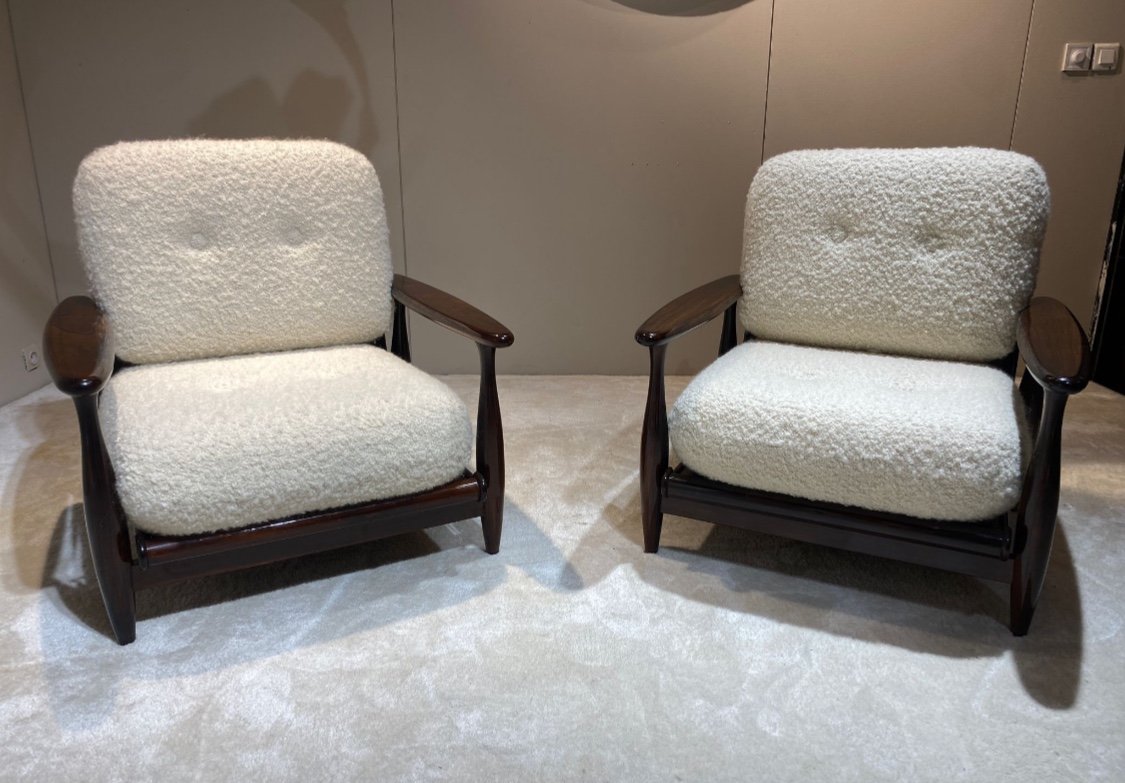 Paire Des Fauteuils Brésilien LICEU ARTES E OFICIOS-photo-7