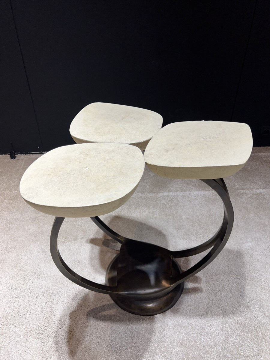 Shagreen Coffee Table By R&y Augusti Année 2000s