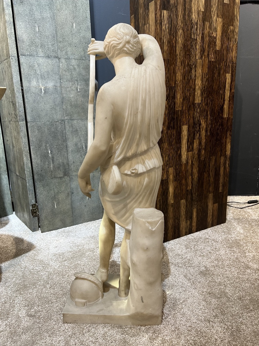 19th Century Marble Statue -photo-3