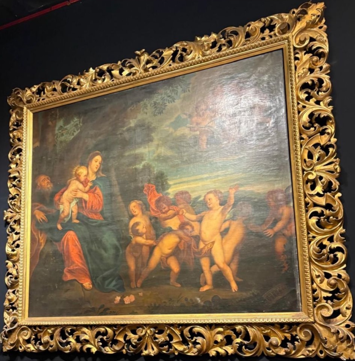 19th Century Painting, Oil On Canvas 