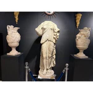 RARISSIME PAIRES DES VASES EN MARBRE 