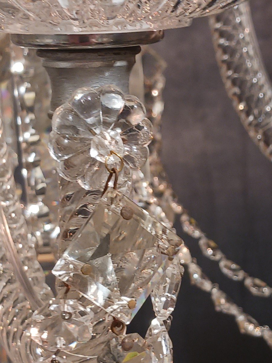 Old Bohemian Crystal Chandelier-photo-3