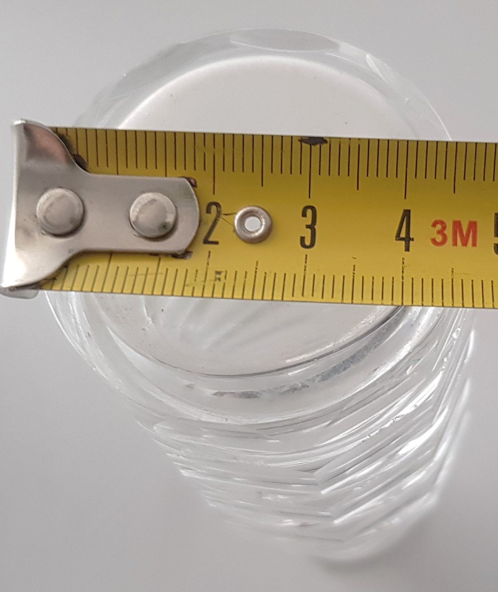 Antique Crystal And Turned Wood Dispenser For Oil, Vinegar, Salt, Pepper And Mustard-photo-4