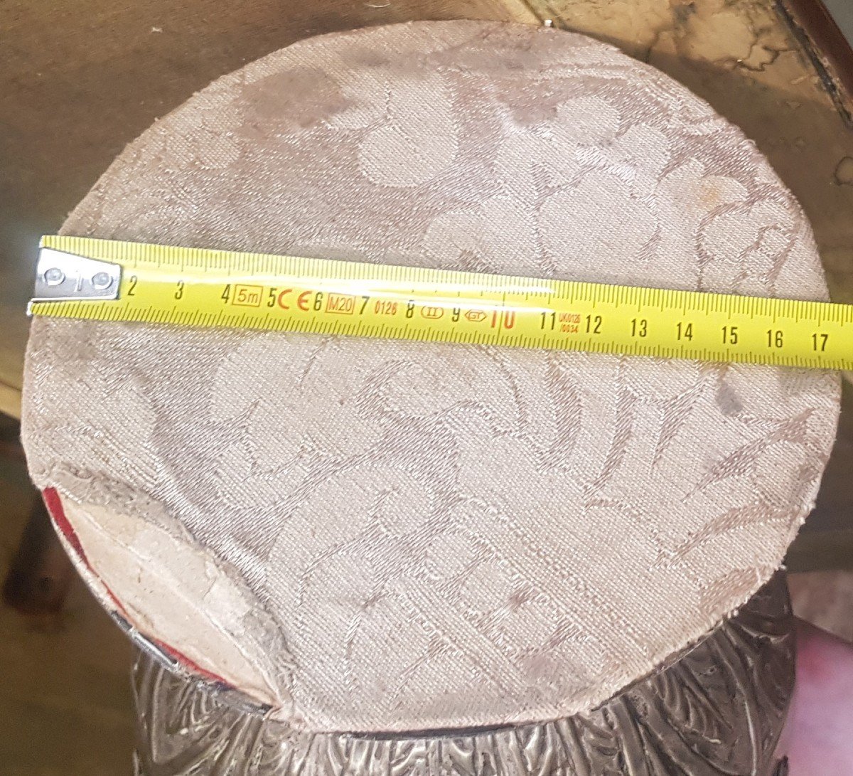 Coupe Papier Estampé en métal argenté, argent
