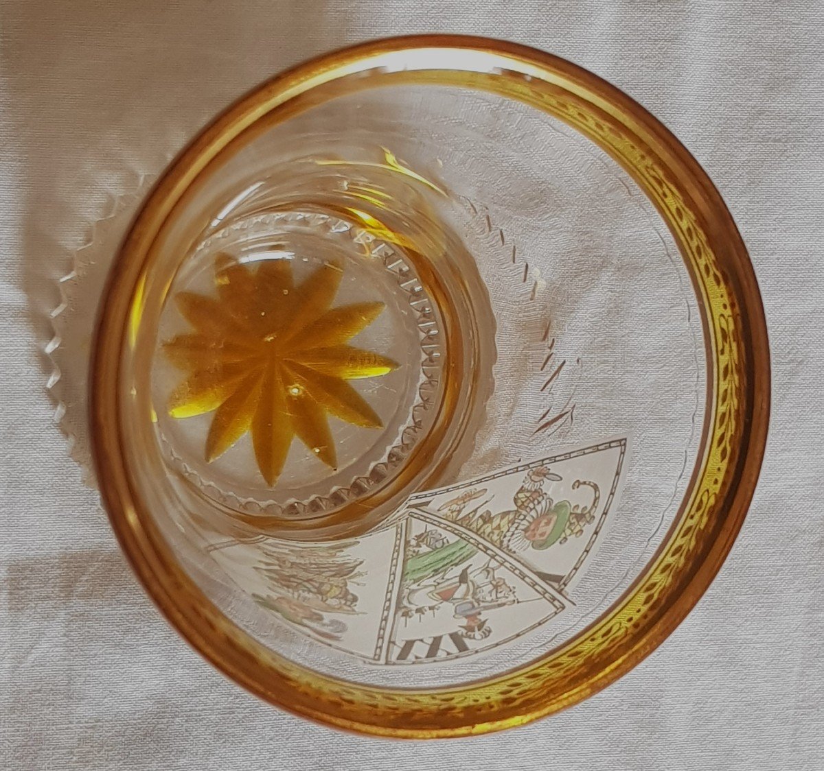 Anton Kothgasser Verre XIX ème s  Avec Cartes Tarot-photo-4