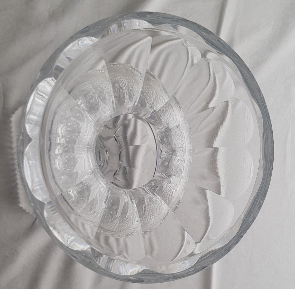 Vase Medicis En Cristal Taillé-photo-4