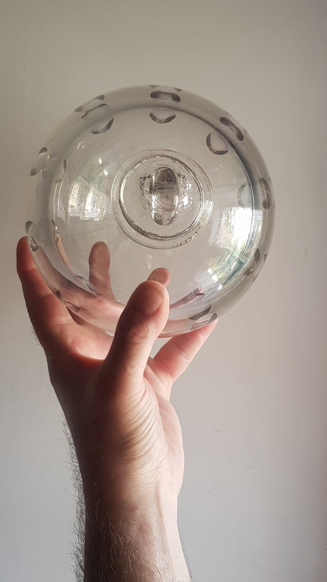 Giant Crystal Ball For 19th Century Chandelier-photo-3