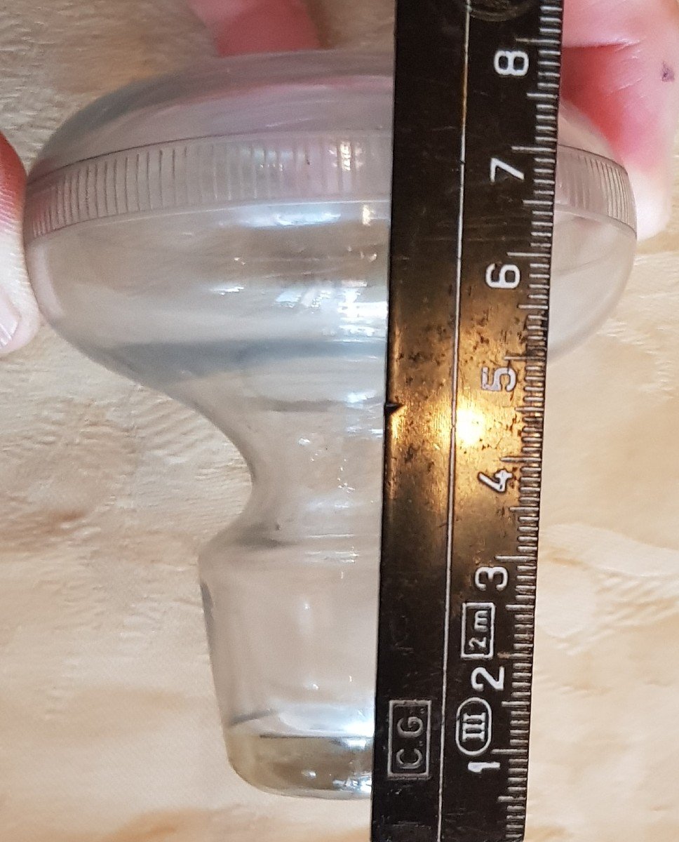 Two Carafes And An Italian Design Glass Pitcher From The 1950s-photo-7