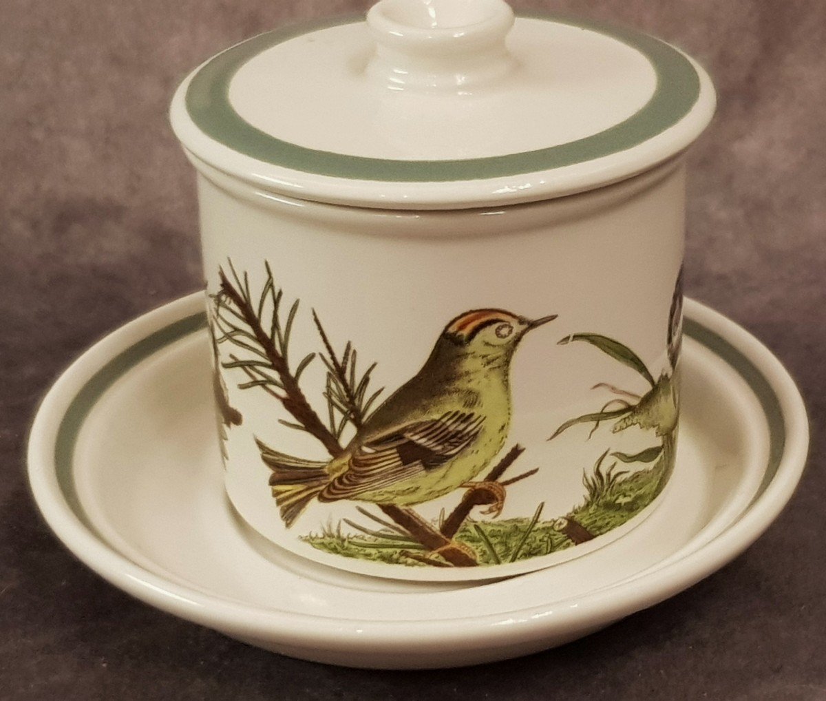 Sucrier pot couvert Portmeirion Birds Of Britain E. Donovan 1978-photo-3