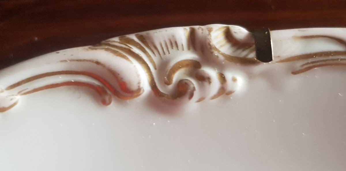  Assiette Decorative Ancienne Allemande XIXs Spm Schmeisser Porzellan Manufaktur-photo-1