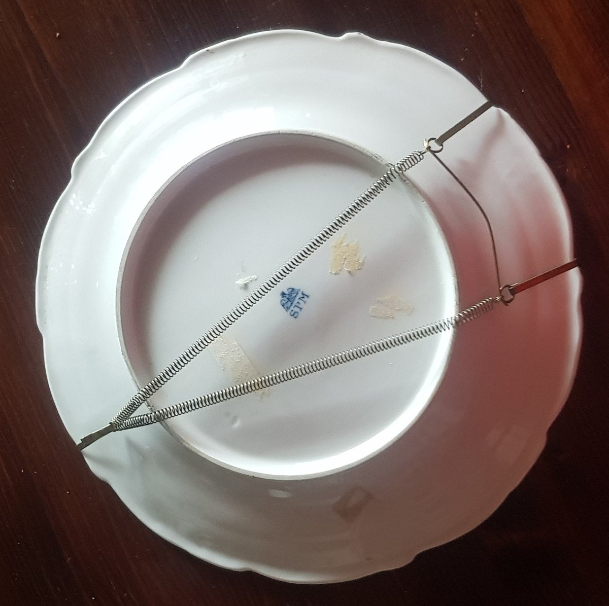  Assiette Decorative Ancienne Allemande XIXs Spm Schmeisser Porzellan Manufaktur-photo-4