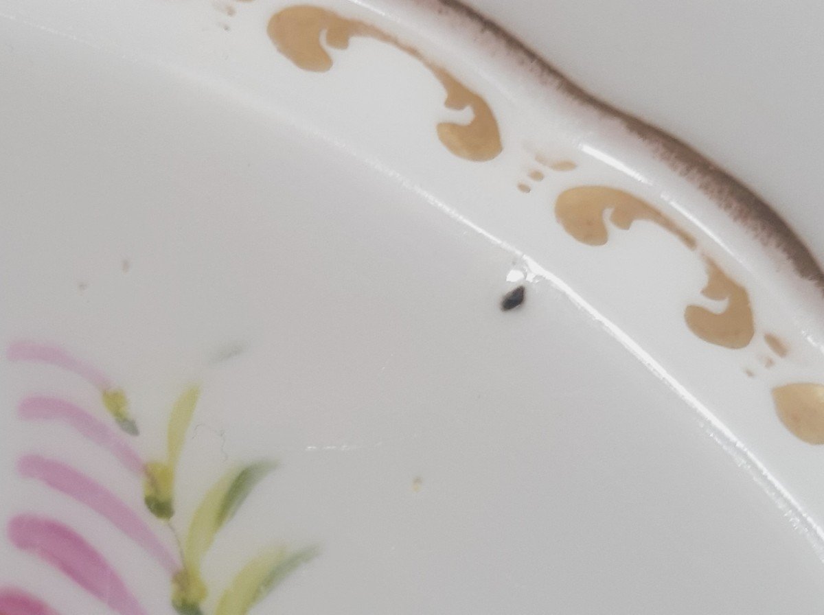  Assiette Decorative Ancienne Allemande XIXs Spm Schmeisser Porzellan Manufaktur-photo-8