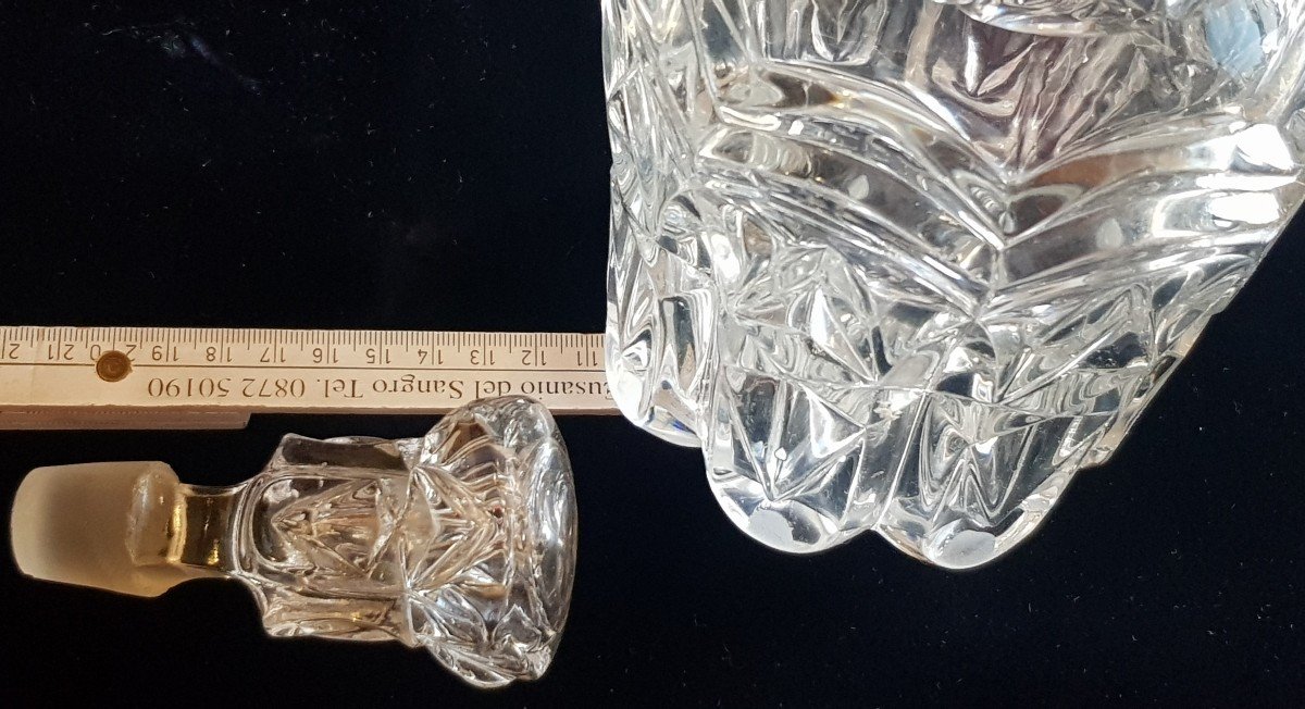 Old Carafe Late 19th Century Le Creusot Crystal-photo-8